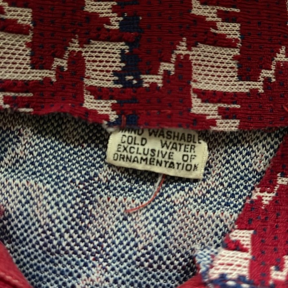 VINTAGE POLYESTER KNIT DRESS - Picture 9 of 11